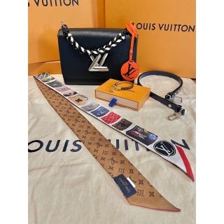 ルイヴィトン(LOUIS VUITTON)のルイヴィトン　ツイストMM ハンドバック、スカーフ、ブレスレット3点セット(ショルダーバッグ)