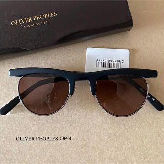 新品未使用 Oliver Peoples OP-4 艶あり鼈甲柄 日本製