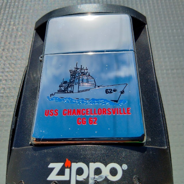 ZIPPO(ジッポー)の⚓米海軍⚓CG-62 チャンセラーズビル Zippoライター その他のその他(その他)の商品写真