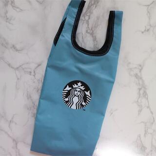 Starbucks Coffee - 【新品】台湾スターバックス　ドリンクバッグ　ミニバッグ　ブルー　サイレン