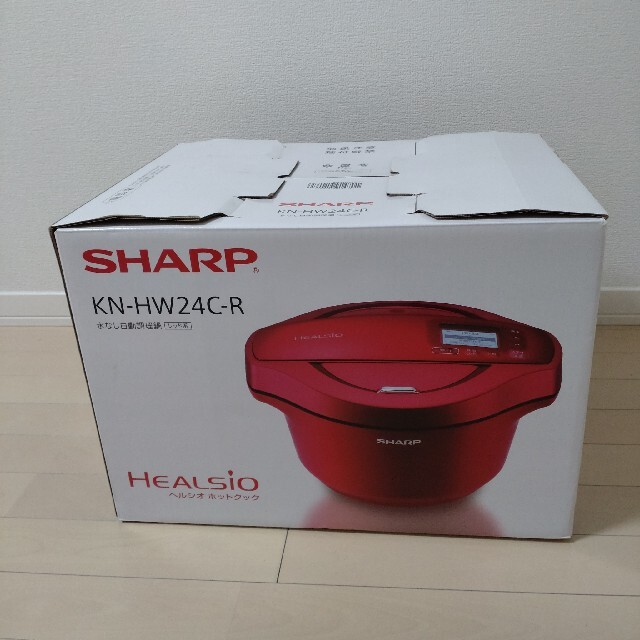 美品✨箱付き SHARP KN-HW24C-R ヘルシオ ホットクック 7