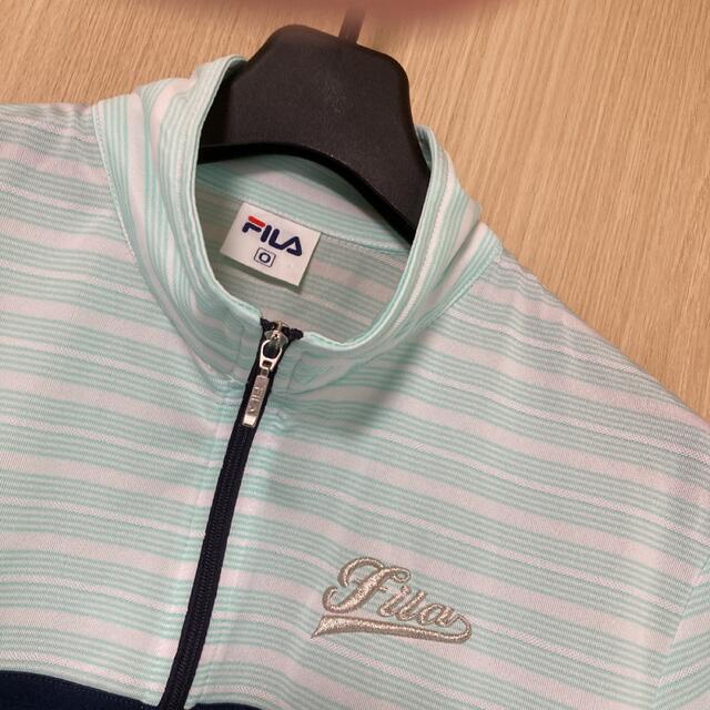 FILA(フィラ)のFILA フィラ レディース ポロシャツ Ｏ 半袖 ハイネック トップス スポーツ/アウトドアのゴルフ(ウエア)の商品写真