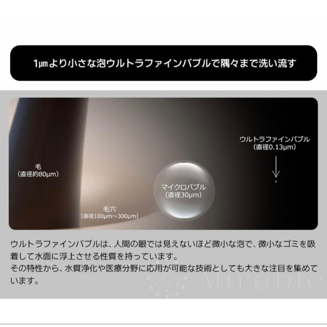 ミラブル ゼロ ZERO シャワーヘッド 新品未使用 サイエンス