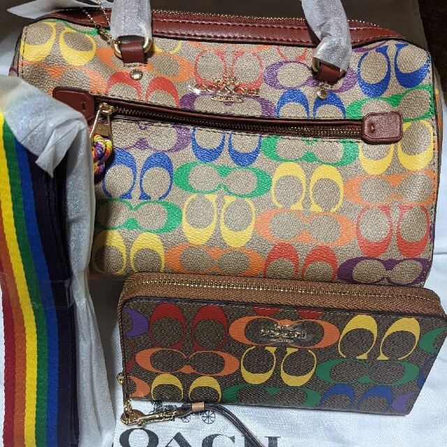 COACH ミニバッグと長財布 カラフルシグネチャー | wic-capital.net
