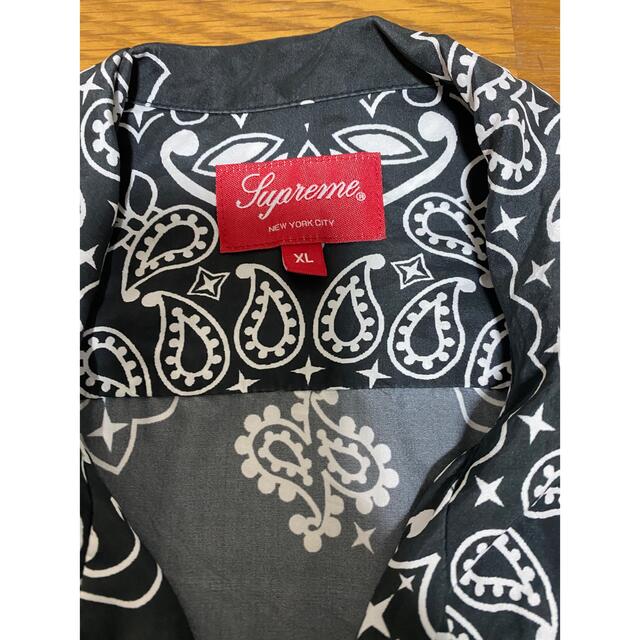 美品　XL Supreme Bandana shirt