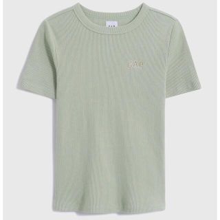 ギャップ(GAP)のGAP リブ GAPアーチロゴ Tシャツ(Tシャツ/カットソー(半袖/袖なし))