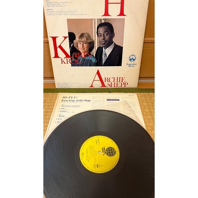 Hi-Fly / karin krog Archie レコード　LP 中古 エンタメ/ホビーのCD(ポップス/ロック(洋楽))の商品写真