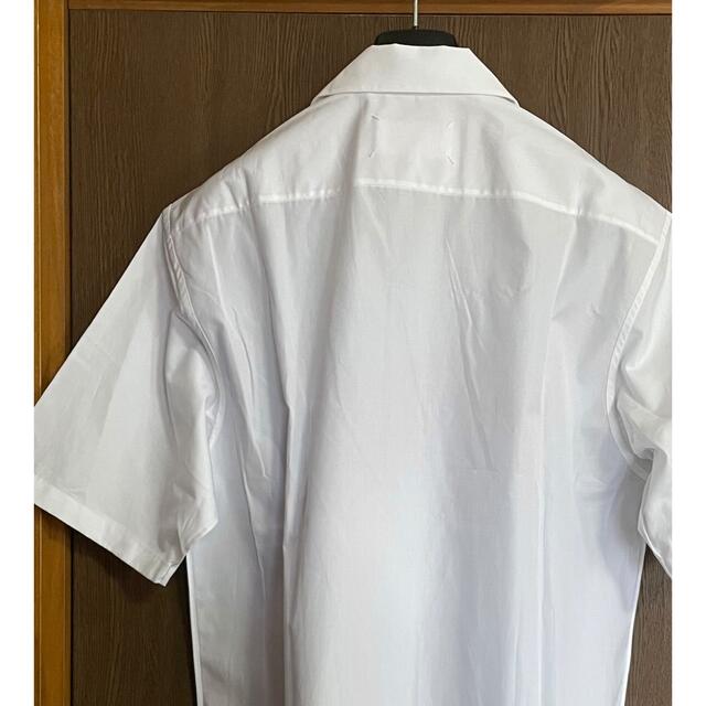 Maison Martin Margiela(マルタンマルジェラ)の白40新品 メゾン マルジェラ パンチホール 半袖 シャツ ポルカドット メンズ メンズのトップス(Tシャツ/カットソー(半袖/袖なし))の商品写真