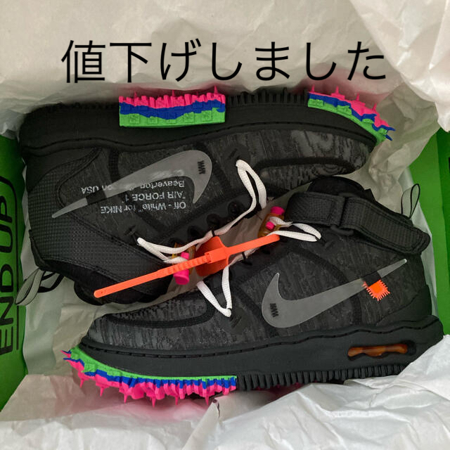 スニーカーOff-White × Nike Air Force 1 Mid   BLACK