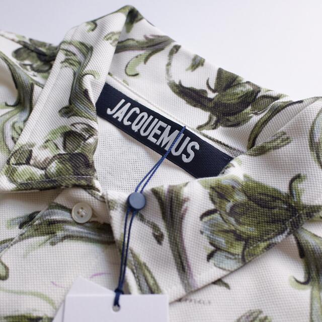 新品正規品 jacquemus メンズ フローラル ポロシャツ