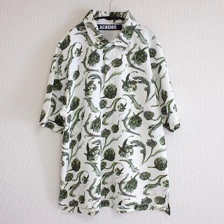 新品正規品 jacquemus メンズ フローラル ポロシャツ