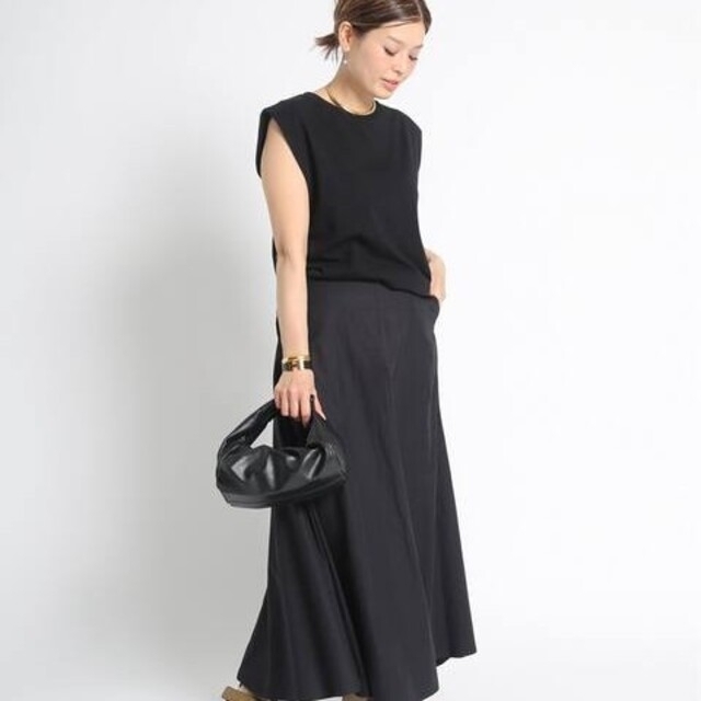 Deuxieme Classe *Boxy ノースリーブ Tシャツ　新品　黒