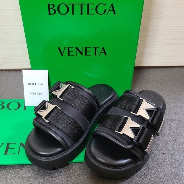 Bottega Veneta - 【新品】BOTTEGA VENETA フラッシュ サンダル 41の Bottega Veneta - 【新品】BOTTEGA VENETA フラッシュ サンダル 41の