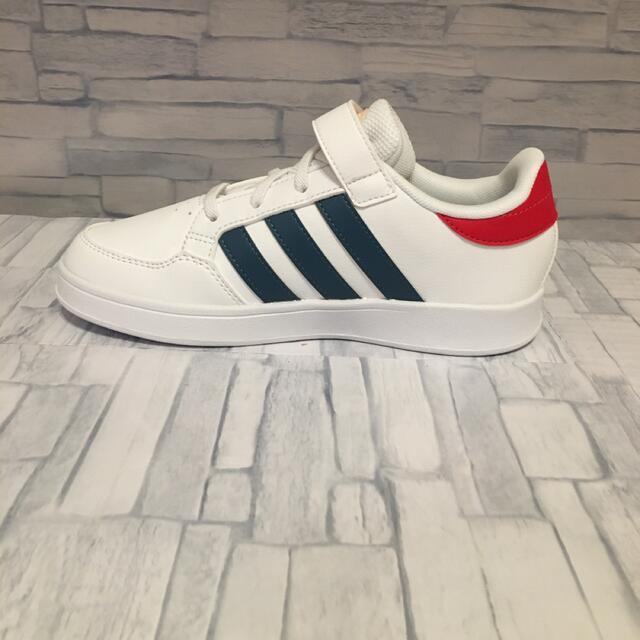 adidas - アディダス adidas キッズスニーカー 子供靴 白シューズ 通学