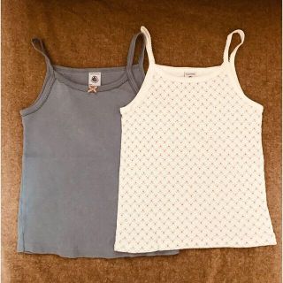 プチバトー(PETIT BATEAU)の🇫🇷プチバトー   キャミソール2枚組 5ans 110cm(下着)