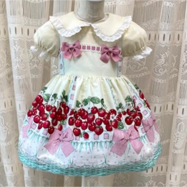 チェリーバスケットキッズ服女の子用(90cm~)