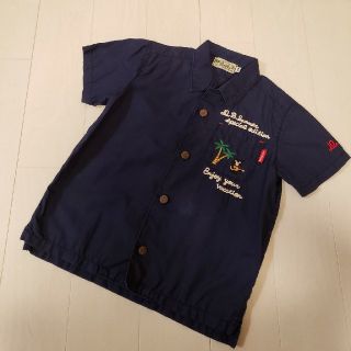 ダブルビー(DOUBLE.B)のミキハウス　ダブルビー　アロハ　シャツ　100(Tシャツ/カットソー)