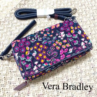 ヴェラブラッドリー(Vera Bradley)の新品　ヴェラブラッドリー　キャンパス　クロスボディ　バック　小花　カタツムリ❤︎(財布)