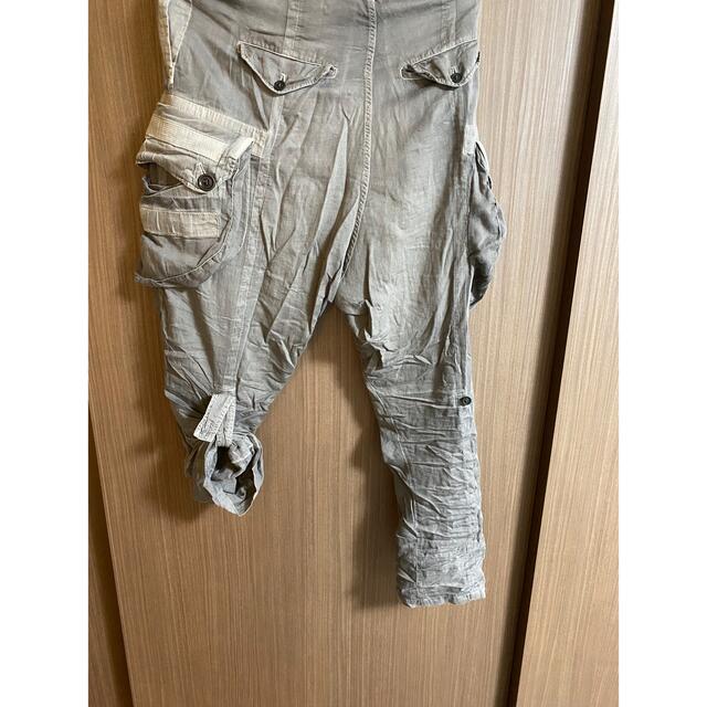 sacai 21ss double knee belted denim pant