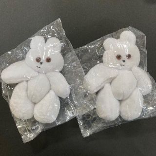 雷鳥つめ くまきちぬいぐるみマスコット2  きんたろう 2個セット(キャラクターグッズ)