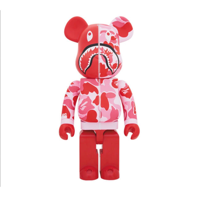 BE@RBRICK BAPE(R) CAMO SHARK 1000％ 金 & 銀