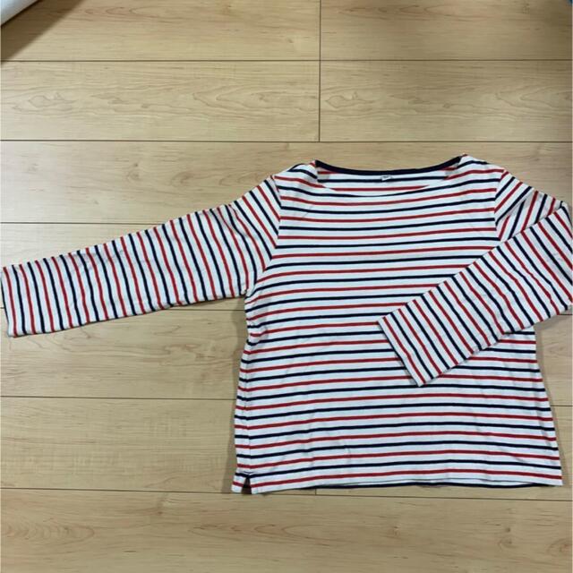 UNIQLO(ユニクロ)のユニクロ UNIQLO ボーダーカットソー レディースのトップス(カットソー(長袖/七分))の商品写真