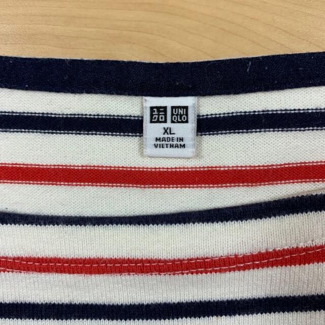 UNIQLO(ユニクロ)のユニクロ UNIQLO ボーダーカットソー レディースのトップス(カットソー(長袖/七分))の商品写真