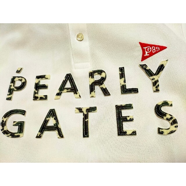 PEARLY GATES(パーリーゲイツ)のパーリーゲイツ/ロゴ迷彩/サイズ5 スポーツ/アウトドアのゴルフ(ウエア)の商品写真