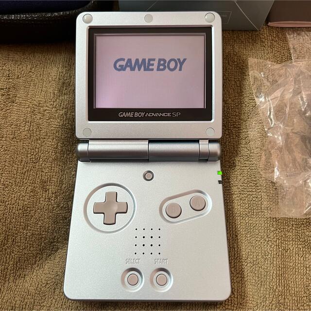 動作確認済み ゲームボーイアドバンスSP パールブルー GBA SP