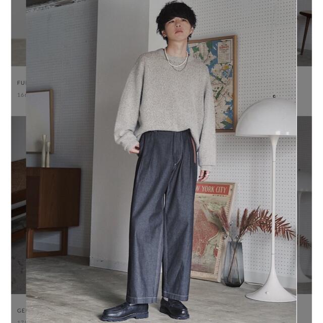 LIDNM VAJIRA FATIGUE TROUSERS ワイドデニム Sサイ
