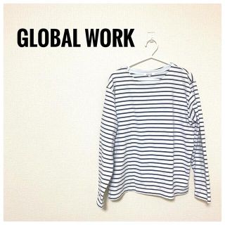 グローバルワーク(GLOBAL WORK)のGLOBAL WORK ボーダーカットソー(Tシャツ/カットソー(七分/長袖))