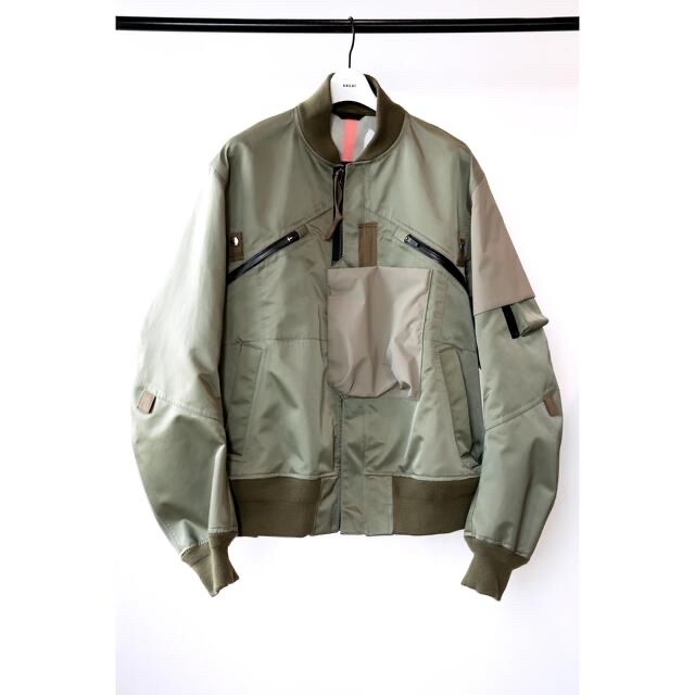 限定特価】 sacai - sacai Acronym22SSMA-1ジャケットBOMBER JACKET