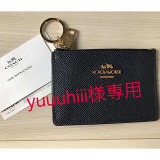 コーチ(COACH)の新品未使用　コーチ　パスケース　ブラック　定期入れ　カード入れ(パスケース/IDカードホルダー)