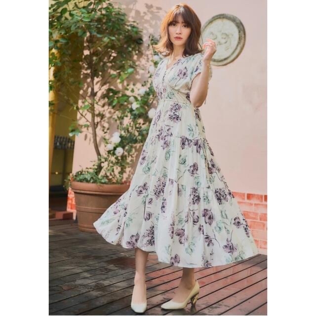 Her lip to(ハーリップトゥ)の【未使用美品】Full Of Love Long Dress レディースのワンピース(ロングワンピース/マキシワンピース)の商品写真