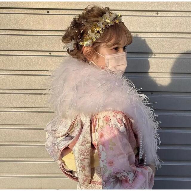 成人式 卒業式 ウェディング ゴールドカチューシャ ヘッドドレス