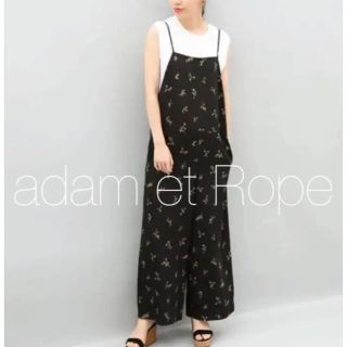 アダムエロぺ(Adam et Rope')のかわいい！アダムエロペ　サロペット　オールインワン　小花柄　オールシーズン(サロペット/オーバーオール)