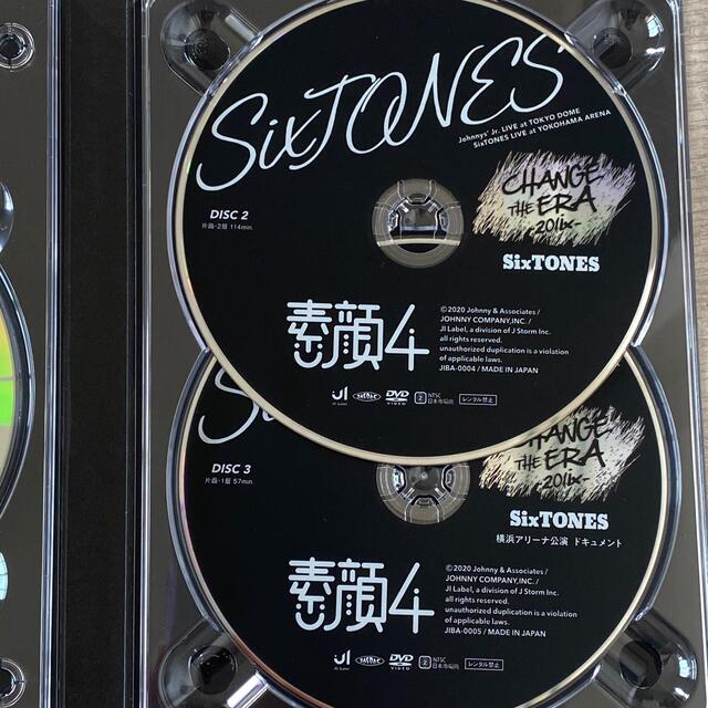 SixTONES(ストーンズ)の【正規品】素顔4 SixTONES版 エンタメ/ホビーのDVD/ブルーレイ(アイドル)の商品写真