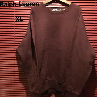 ポロラルフローレン(POLO RALPH LAUREN)の90s ポロ ラルフローレン スウェット ワンポイント 刺繍ロゴ(スウェット)