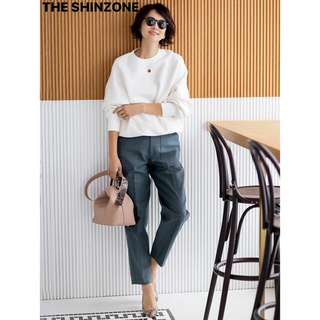 Shinzone(シンゾーン)の▪️ Shinzone BAKER PANTS ベイカーパンツ  別注グレー▪️ レディースのパンツ(カジュアルパンツ)の商品写真