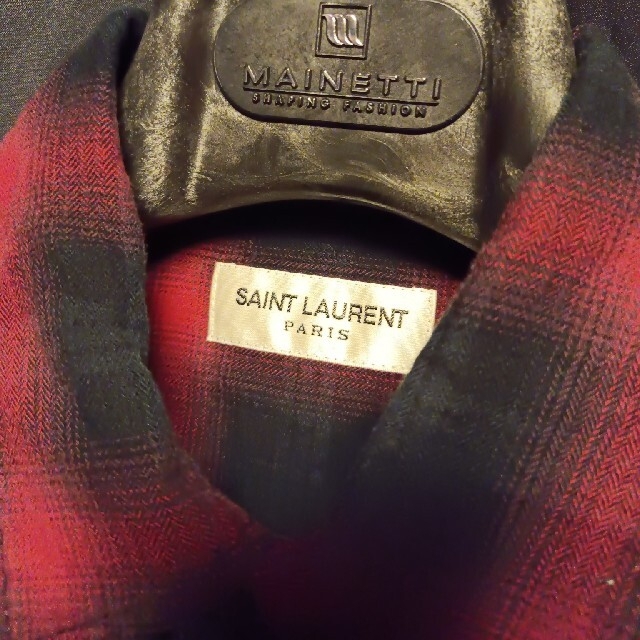 SAINT LAURENT 16AW オンブレチェック フランネルシャツ