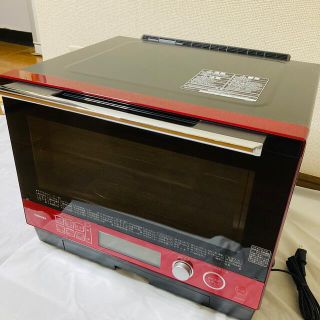 トウシバ(東芝)の【極美品！】東芝　過熱水蒸気オーブンレンジ　石窯ドームER-JZ5000(R)(電子レンジ)