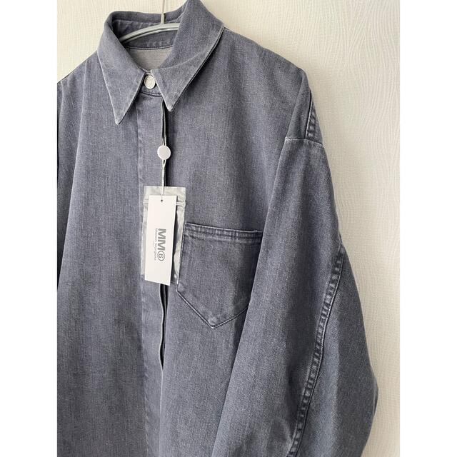 おしゃれ 【新品】MM6 MaisonMargiela オーバーサイズ デニムシャツ