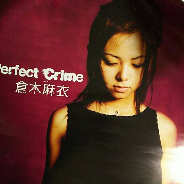 レア倉木麻衣アルバム『Perfect Crime』販促用ポスター非売品2001年