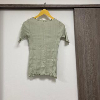 フリークスストア(FREAK'S STORE)のfreaks store カットソー　カーキ系　半袖(カットソー(半袖/袖なし))