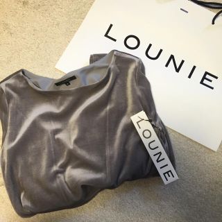 ルーニィ(LOUNIE)の【新品】LOUNIE ベロアトップス(BAILA掲載商品)(カットソー(長袖/七分))