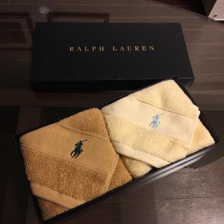 ラルフローレン(Ralph Lauren)の新品未使用  ラルフローレン タオル  2枚組(タオル/バス用品)