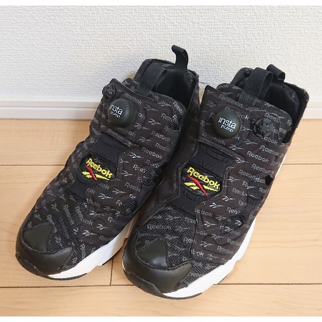 24.5 良品 Reebok INSTA PUMP FURY OG 黒 - スニーカー