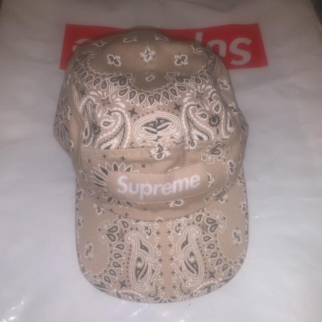 Supreme(シュプリーム)のsupreme bandana キャンプ　キャンプ　ベージュ メンズの帽子(キャップ)の商品写真