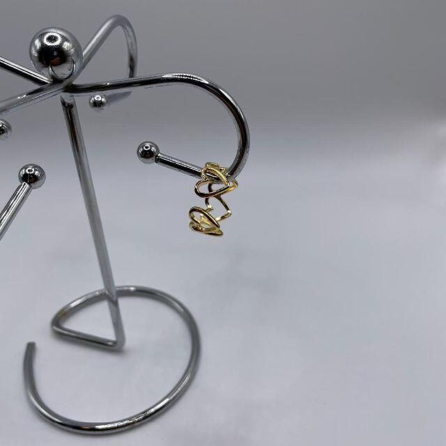 【サイズで困らない】大人気ハートリング　アーチリング レディースのアクセサリー(リング(指輪))の商品写真