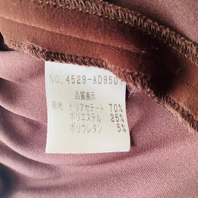 FOXEY(フォクシー)の美品 フォクシー ベロア ノーカラー ジャケット 刻印ボタン ブラウン 日本製 レディースのジャケット/アウター(ノーカラージャケット)の商品写真